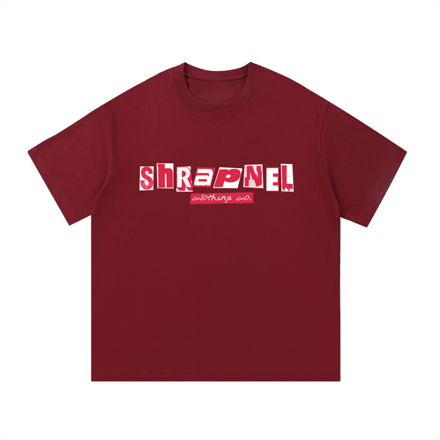 Championship Red Shrapnel Essential Cotton T-Shirt