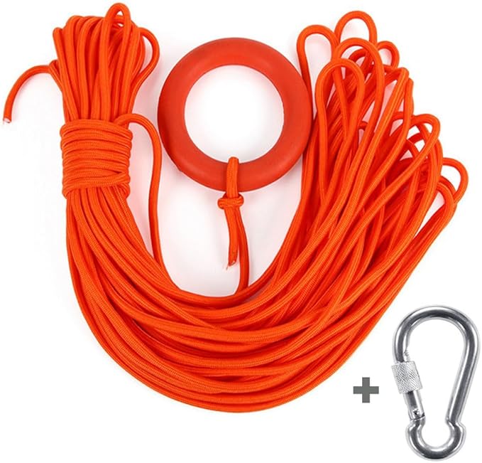 CUERDA SALVAMENTO ROJA 10MM PP 