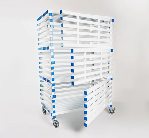 CARRITO ALMACENADOR POR NIVELES PVC RESISTENTE 