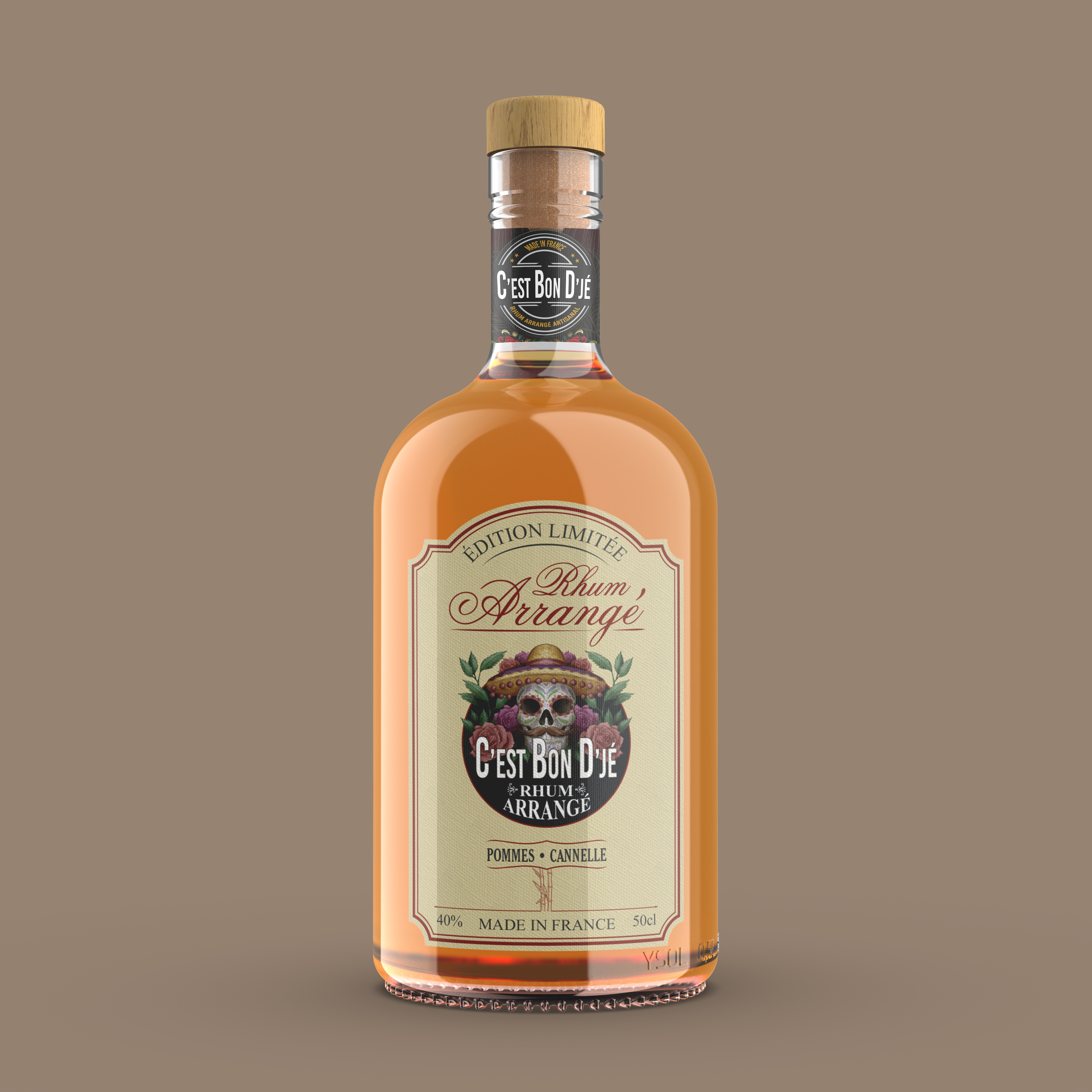 Rhum arrangé - Pommes • Cannelle - 50cl