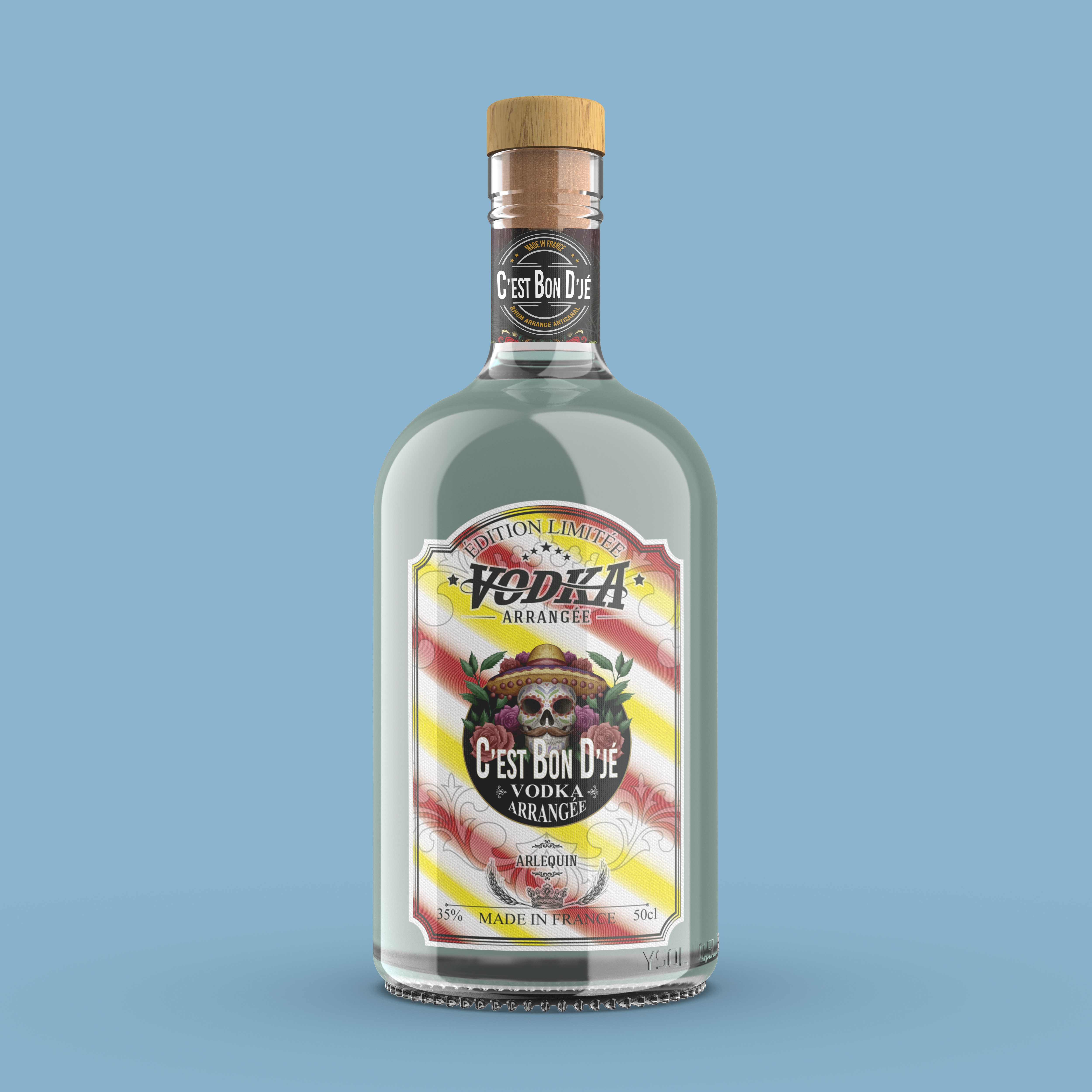 Vodka arrangée - Arlequin - 50cl