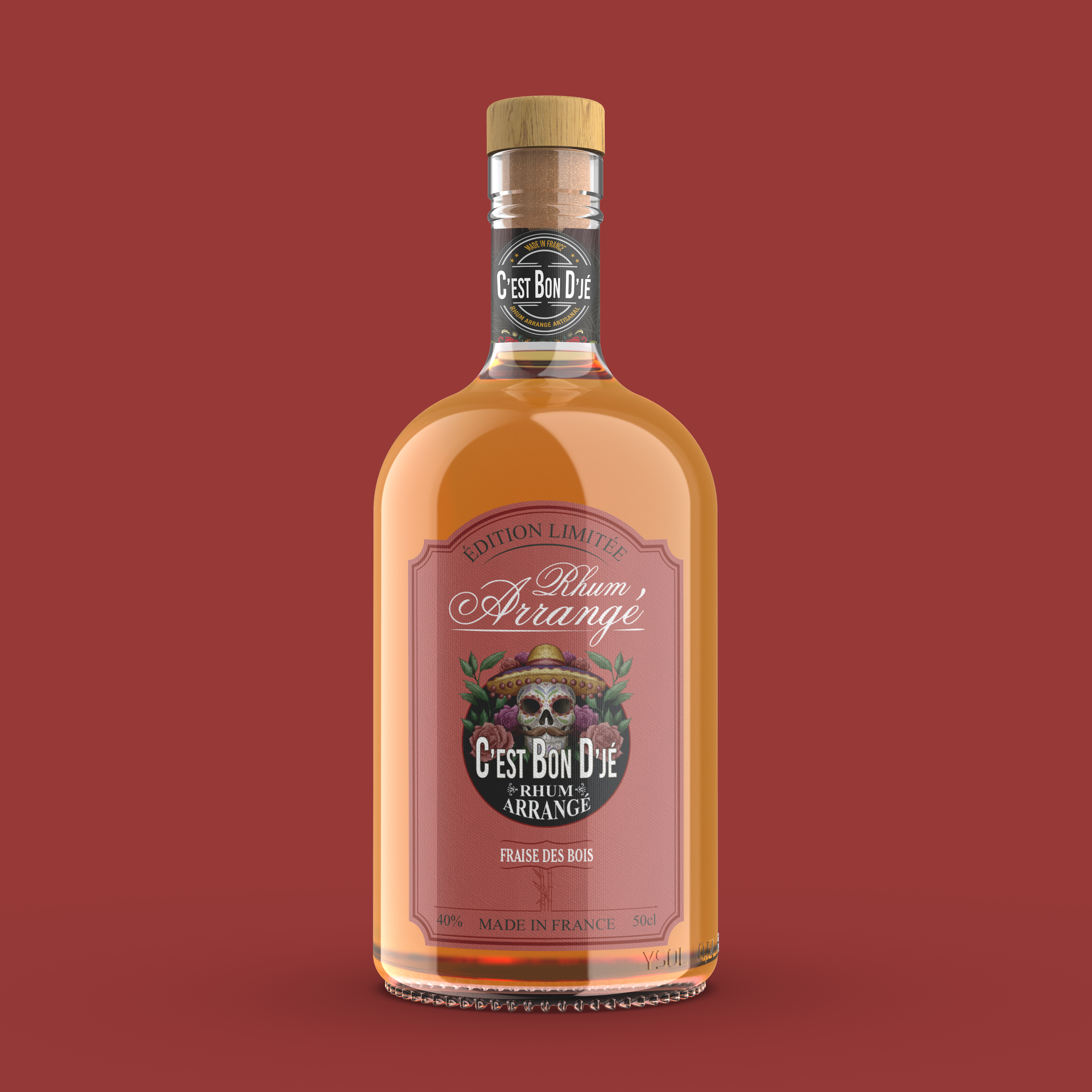 Rhum arrangé - Fraise des bois - 50cl