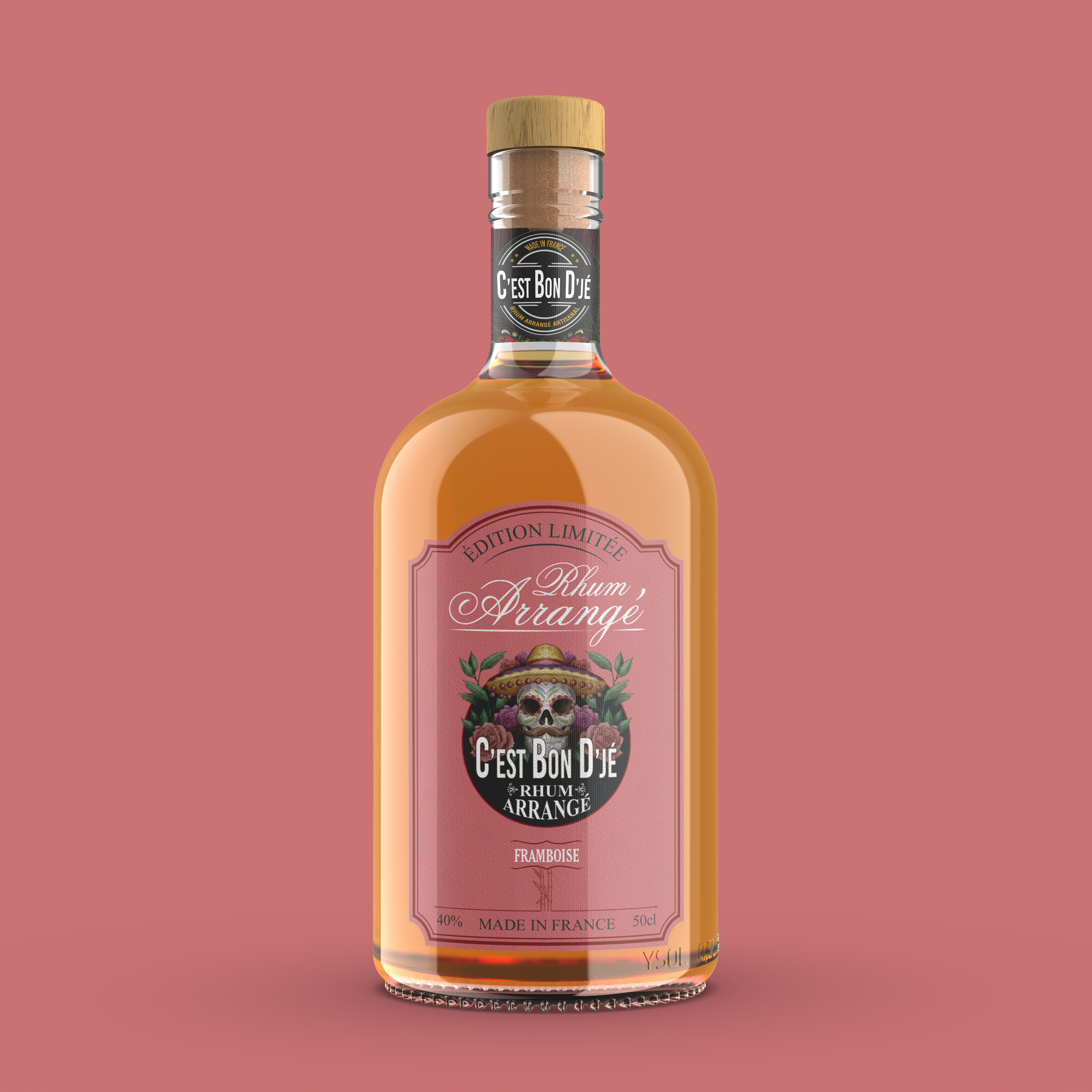 Rhum arrangé - Framboise - 50cl