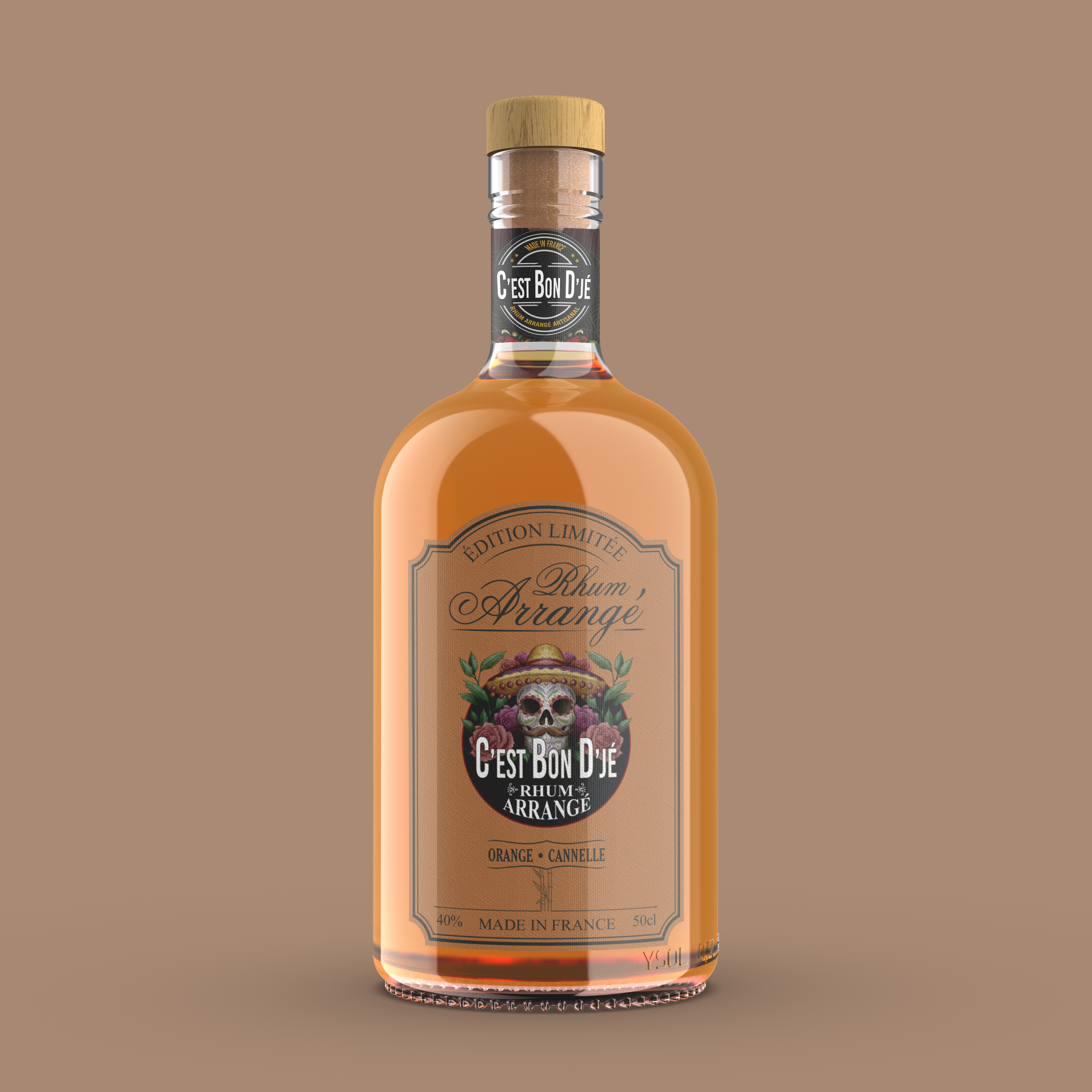 Rhum arrangé - Orange • Cannelle - 50cl