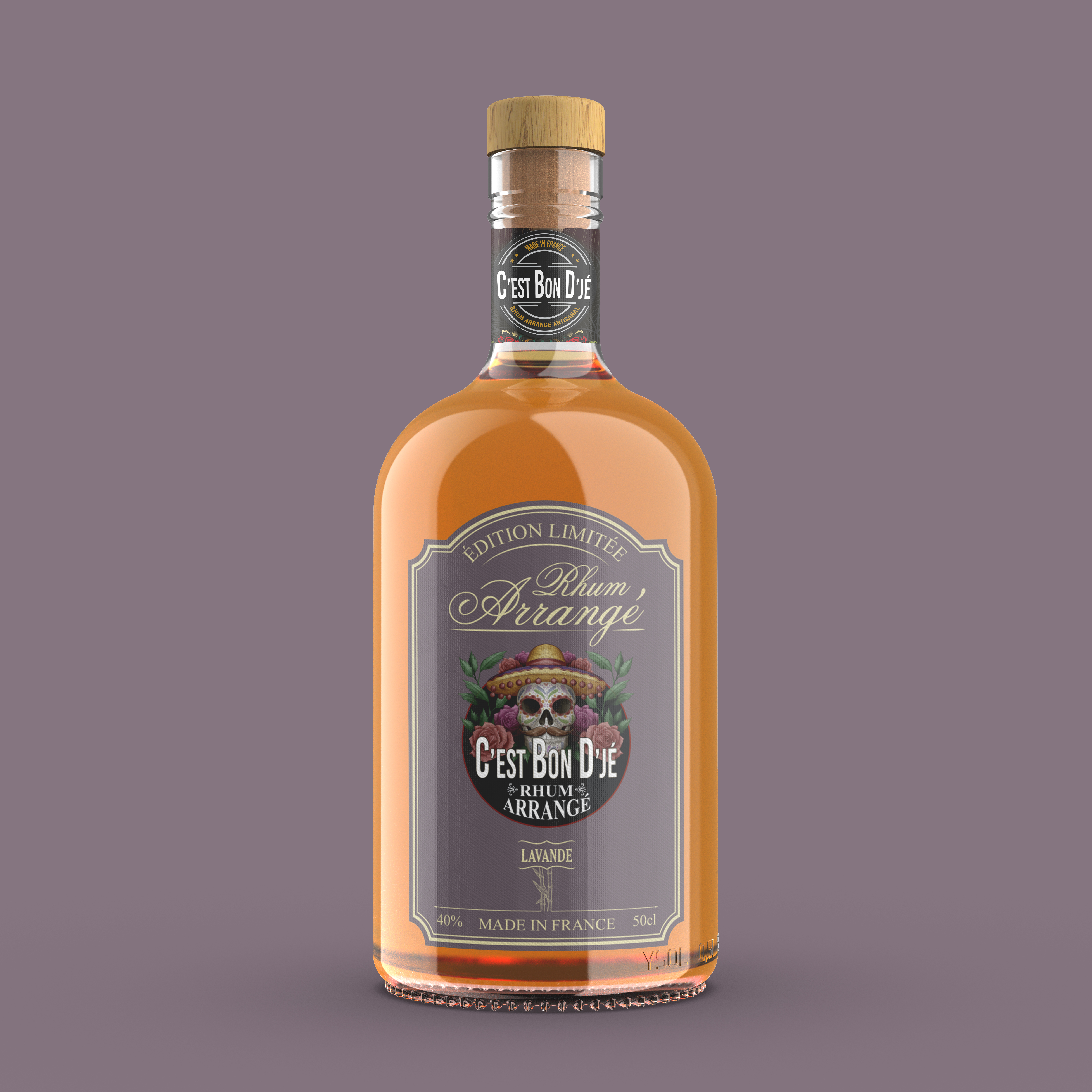 Rhum arrangé - Lavande - 50cl