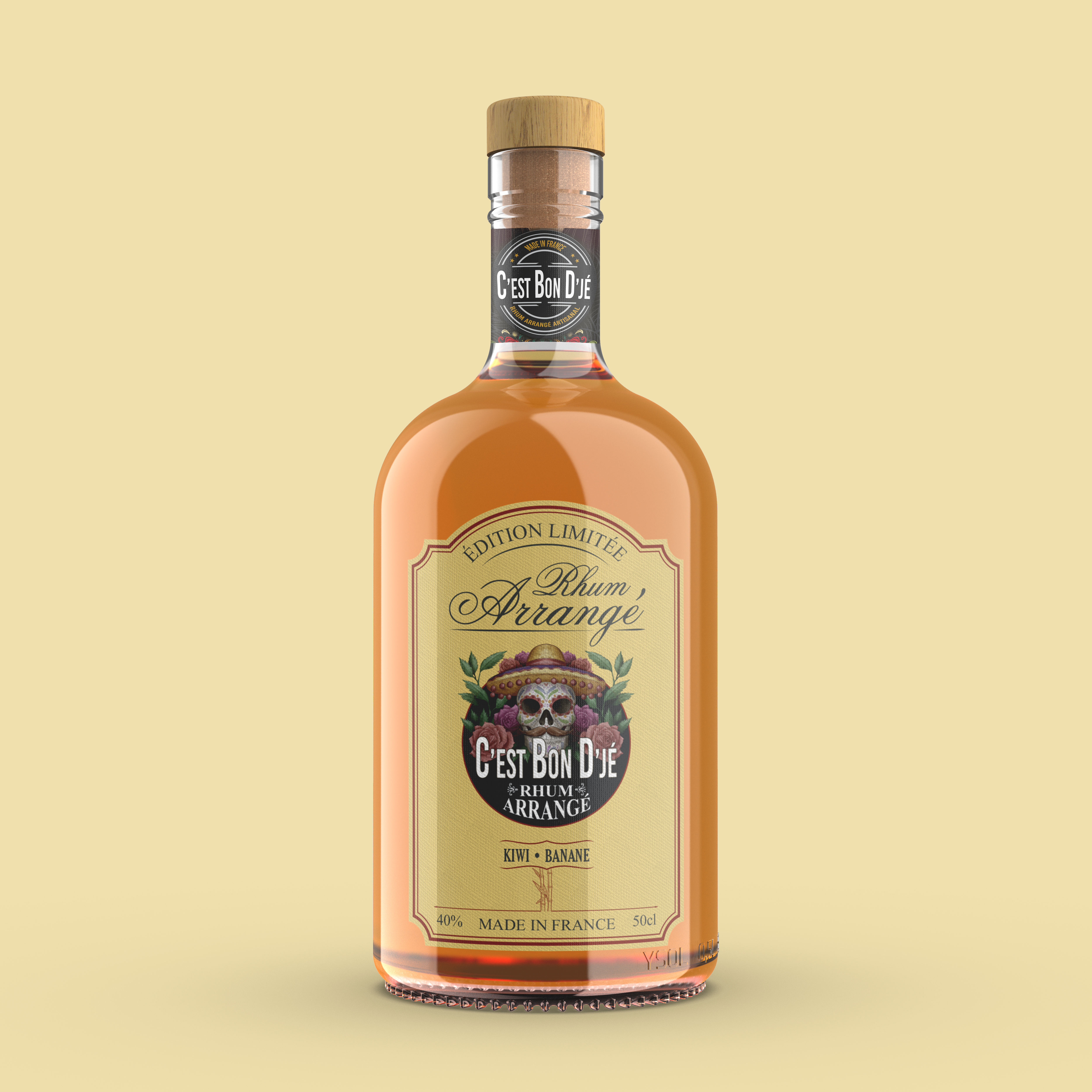 Rhum arrangé - Kiwi • Banane - 50cl