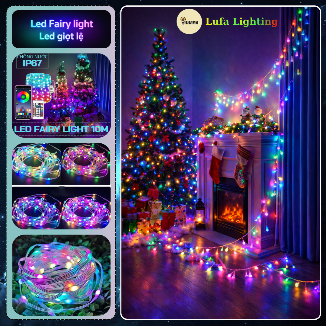 Đèn Led Giọt Lệ 16 Triệu Màu