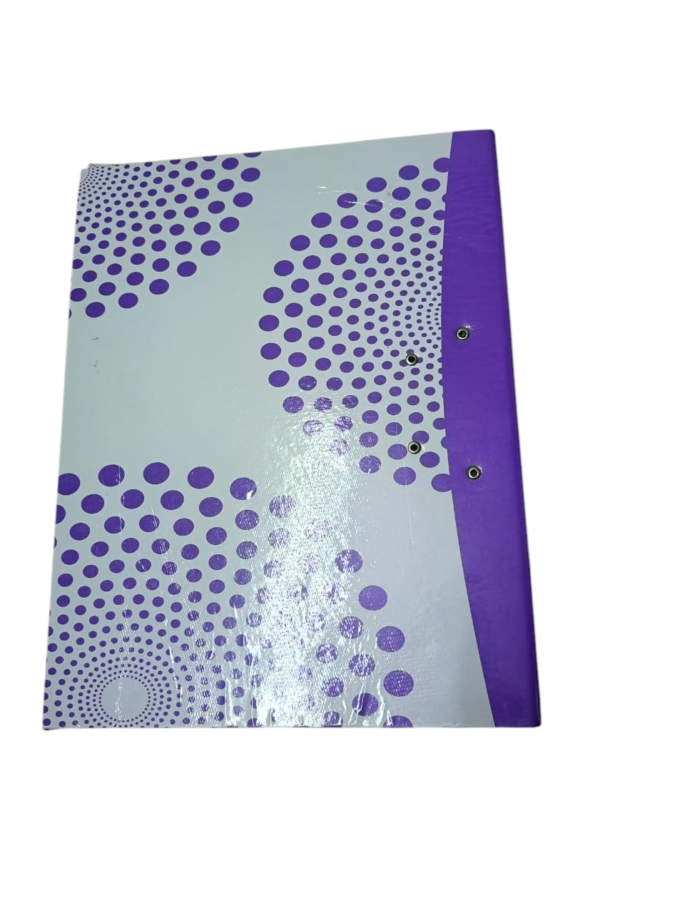 Purple Patterned Folder