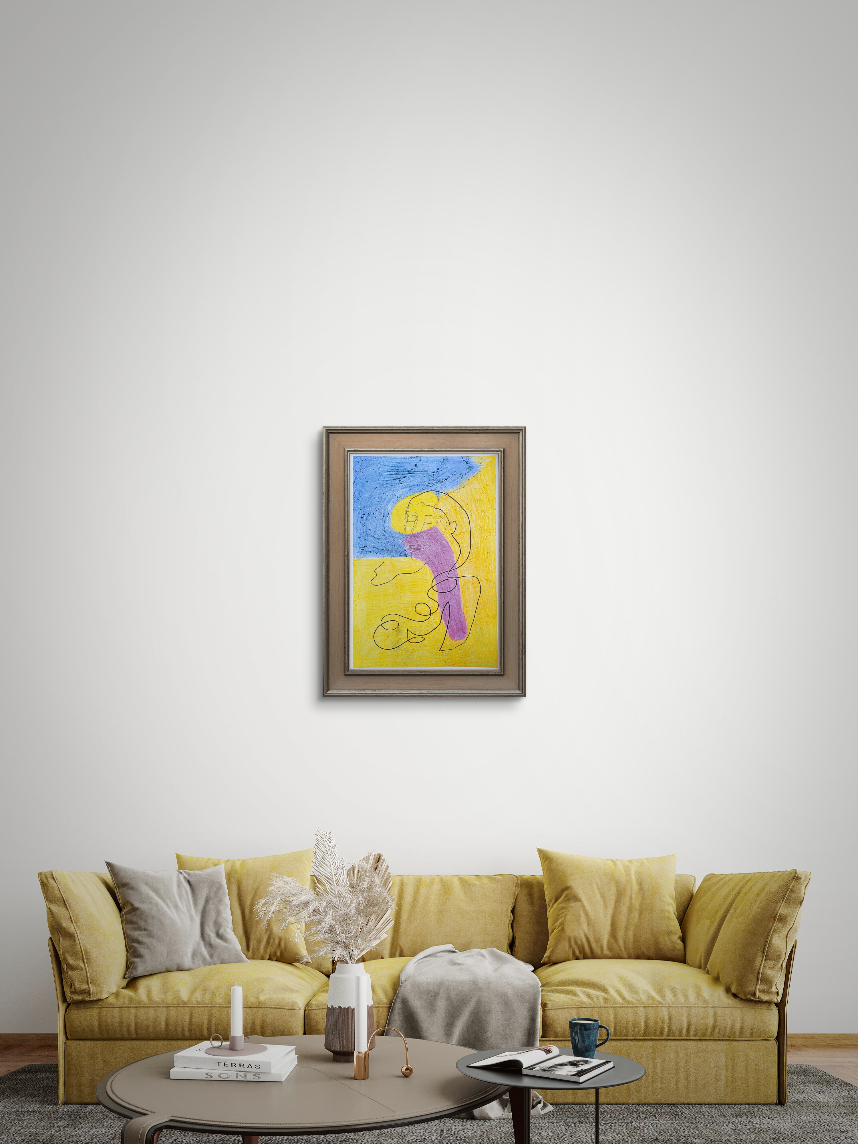 Abstract Line Art Print