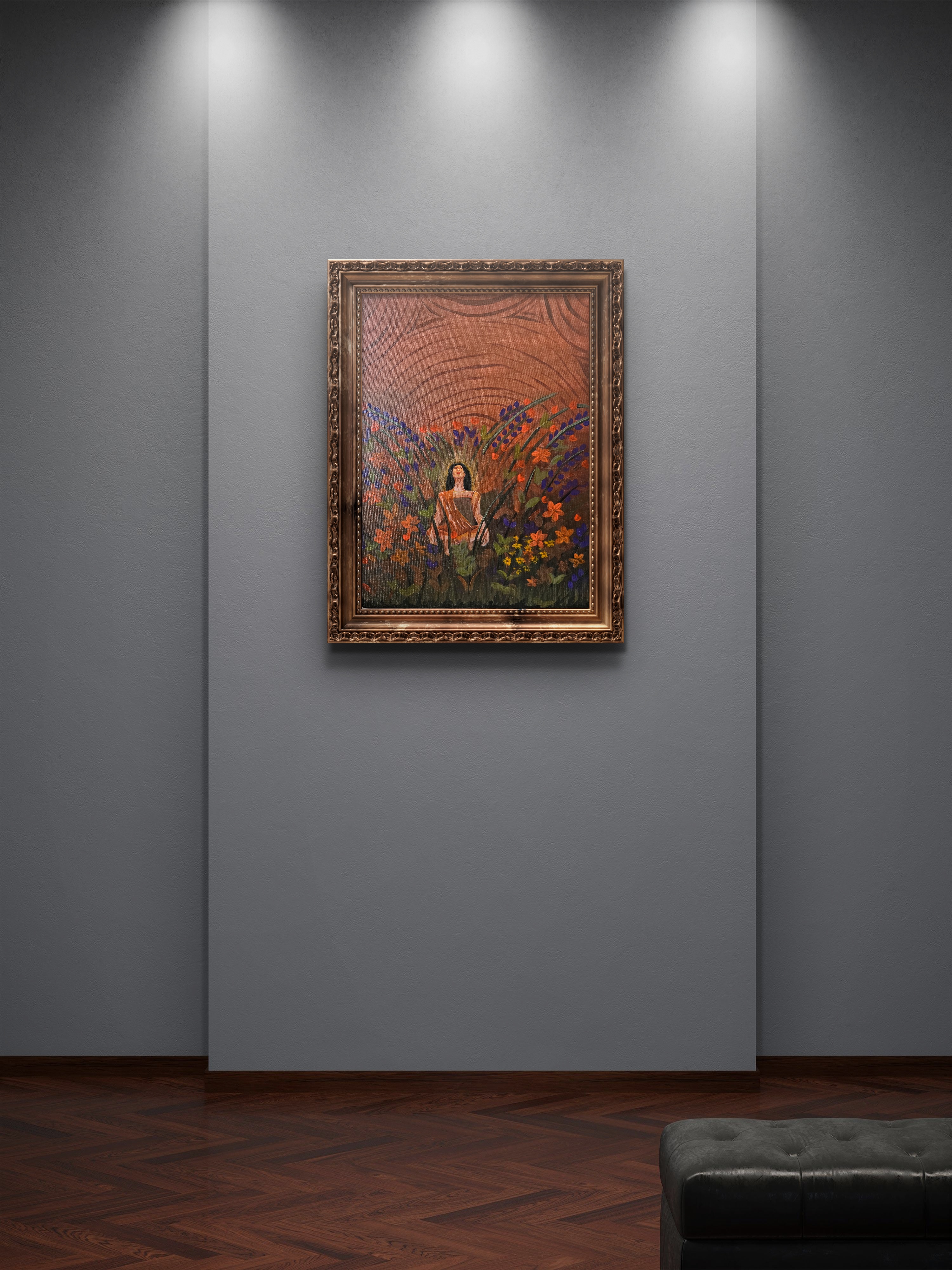 Becoming – Original Acrylic Fine Art Painting on Canvas (11×15) by Phalguni