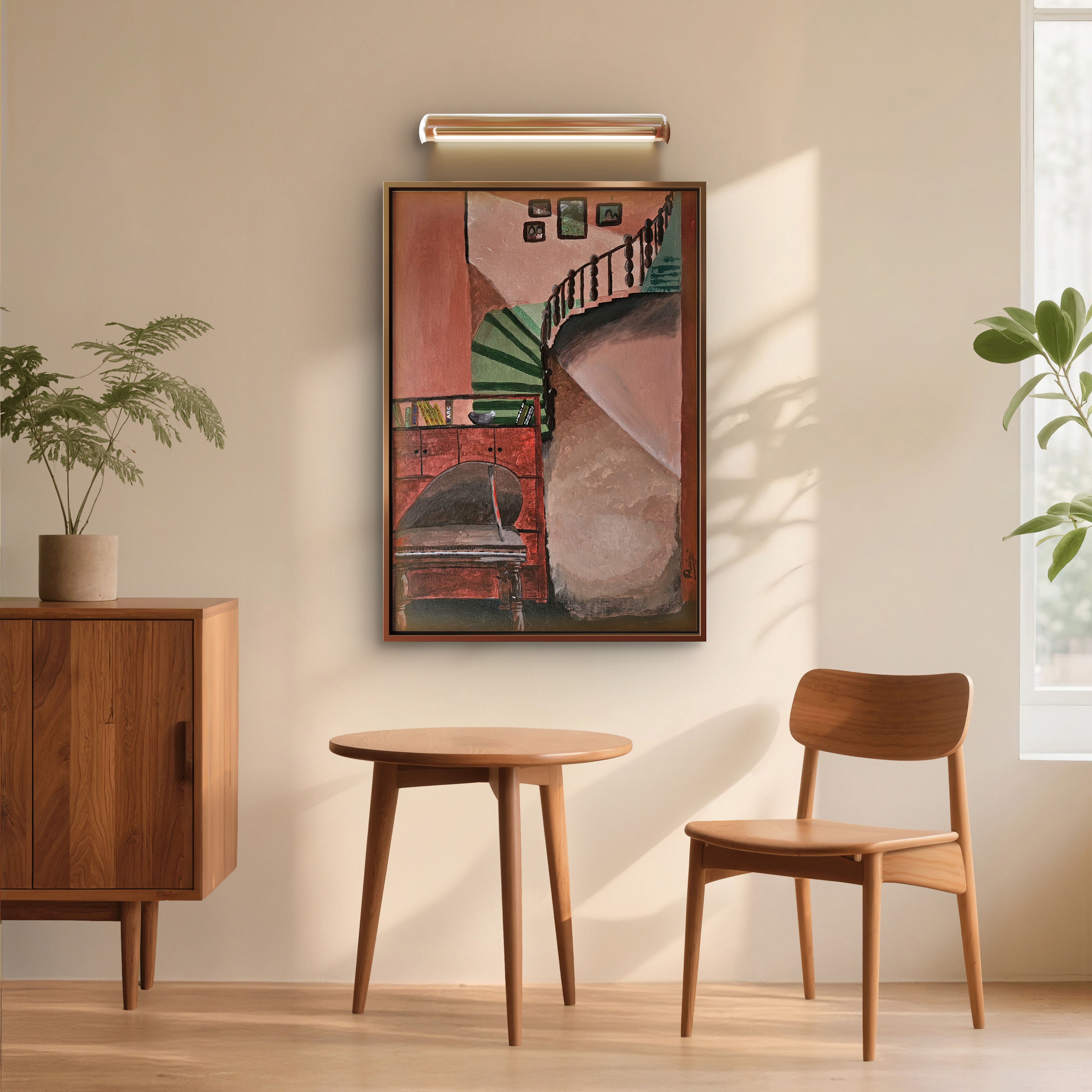 The Dream – Original Narrative Acrylic Painting on Canvas by Phalguni (18×25 in)