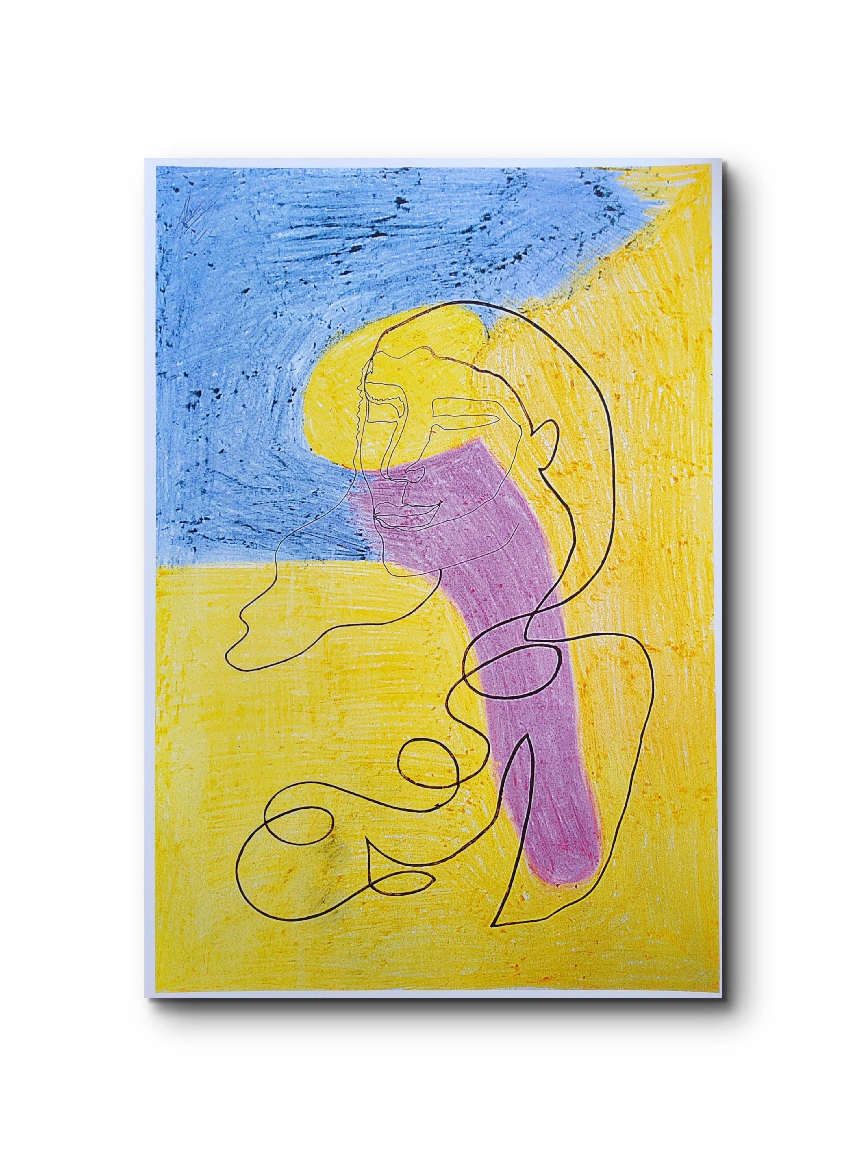 Abstract Line Art Print