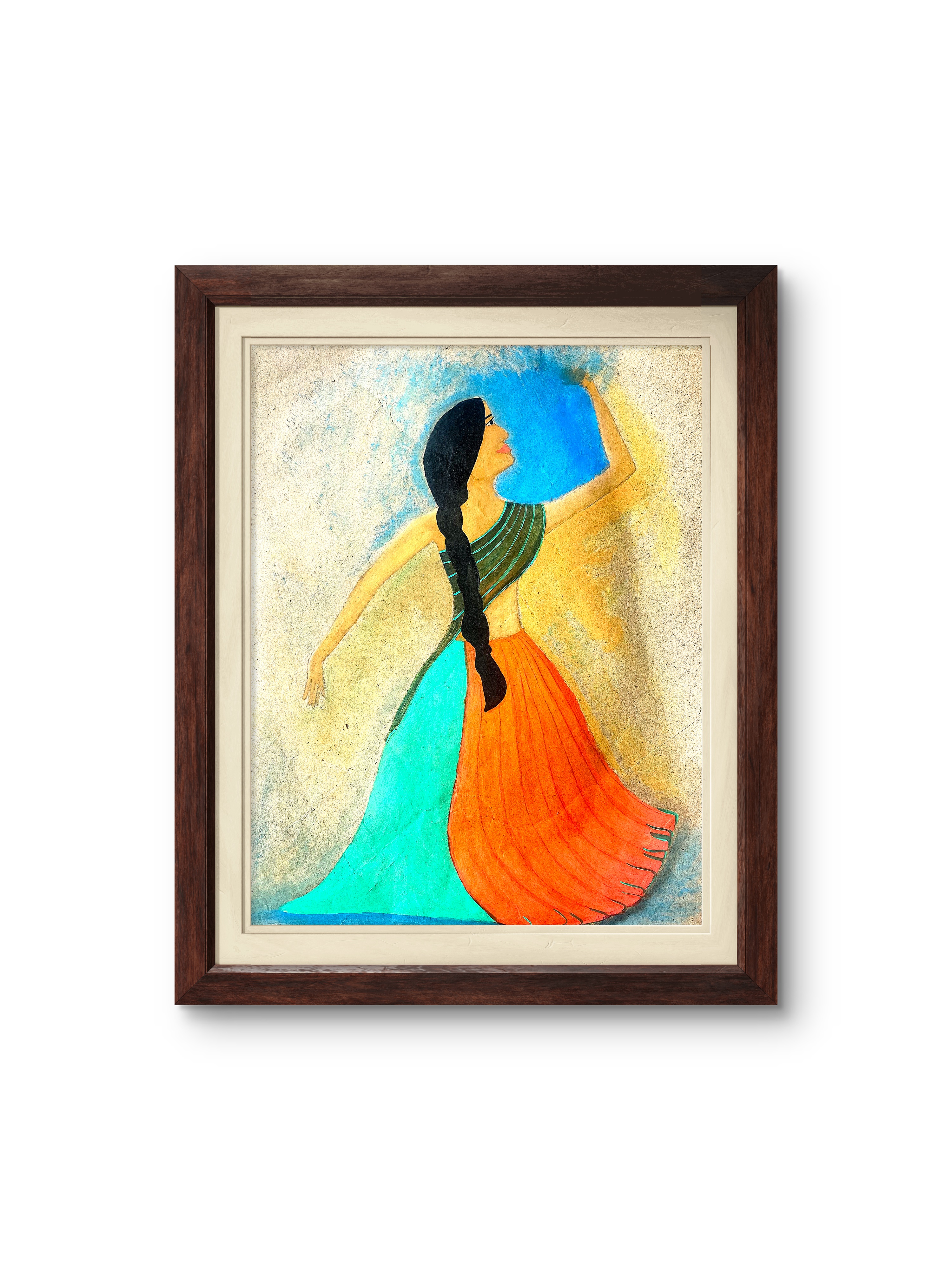 Dancing Her - Elegant Lady Wall Art