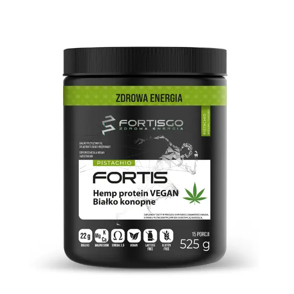 Pistacijų skonio kanapių Proteinas (veganiškas) - 525g