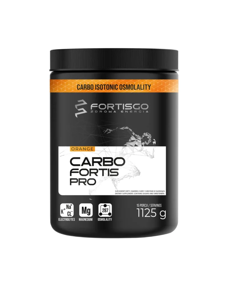 Apelsinų skonio angliavandeniai FORTIS PRO - 1125g