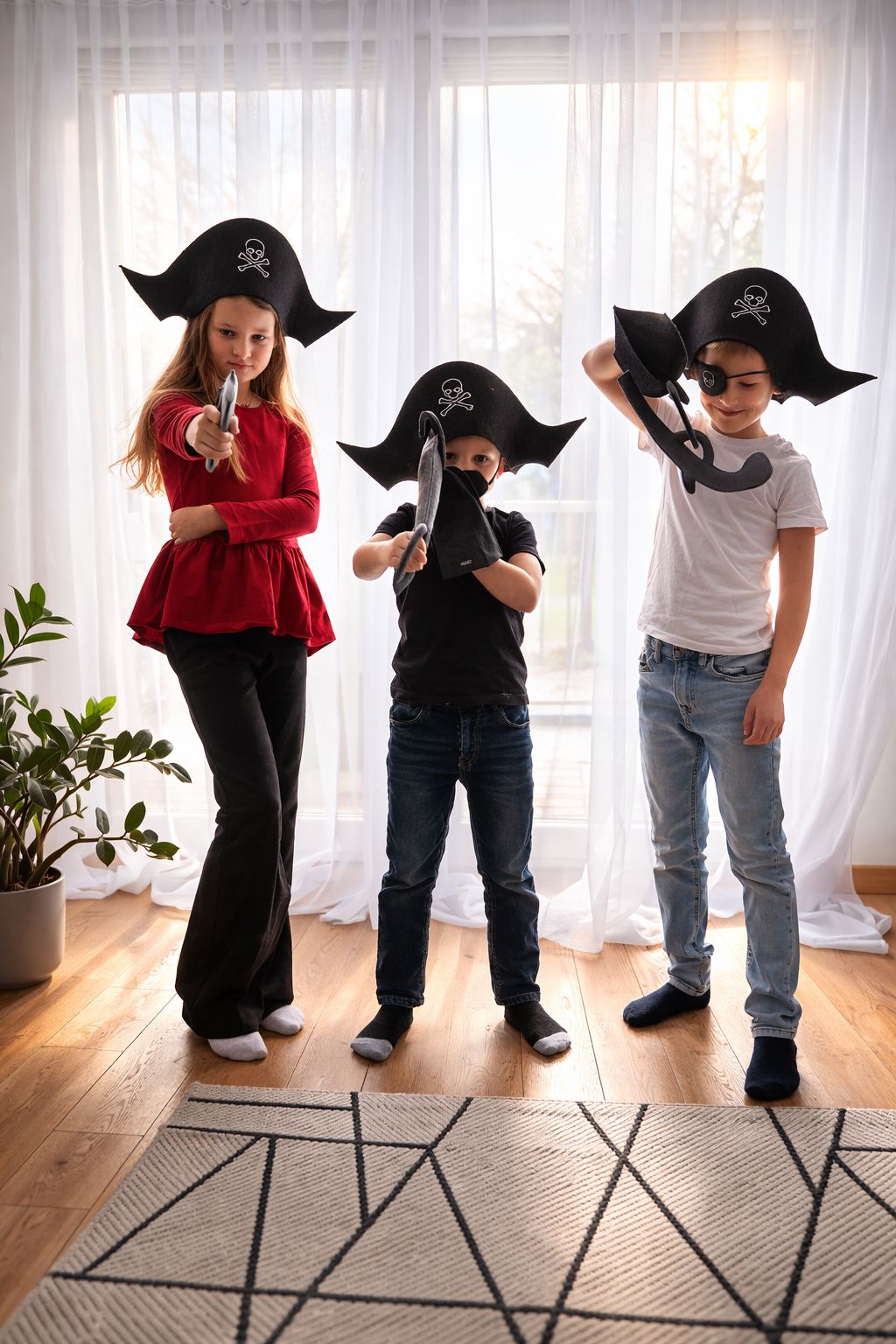 Filca pirātu aksesuāri