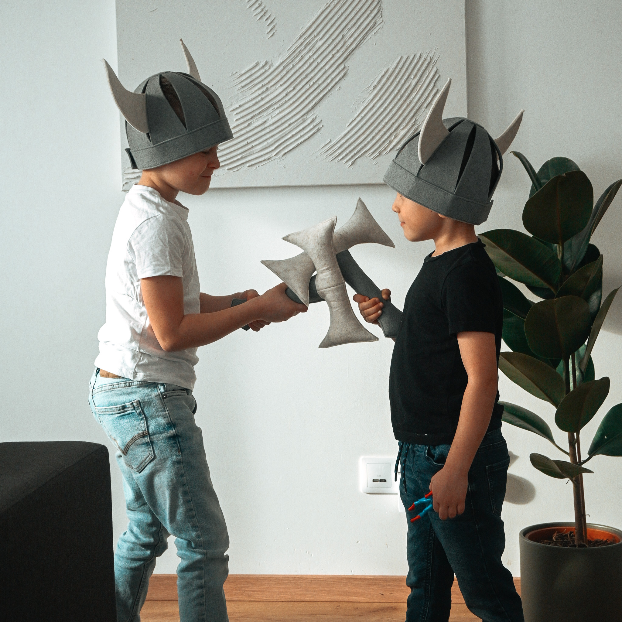 Filca Vikingu cepure