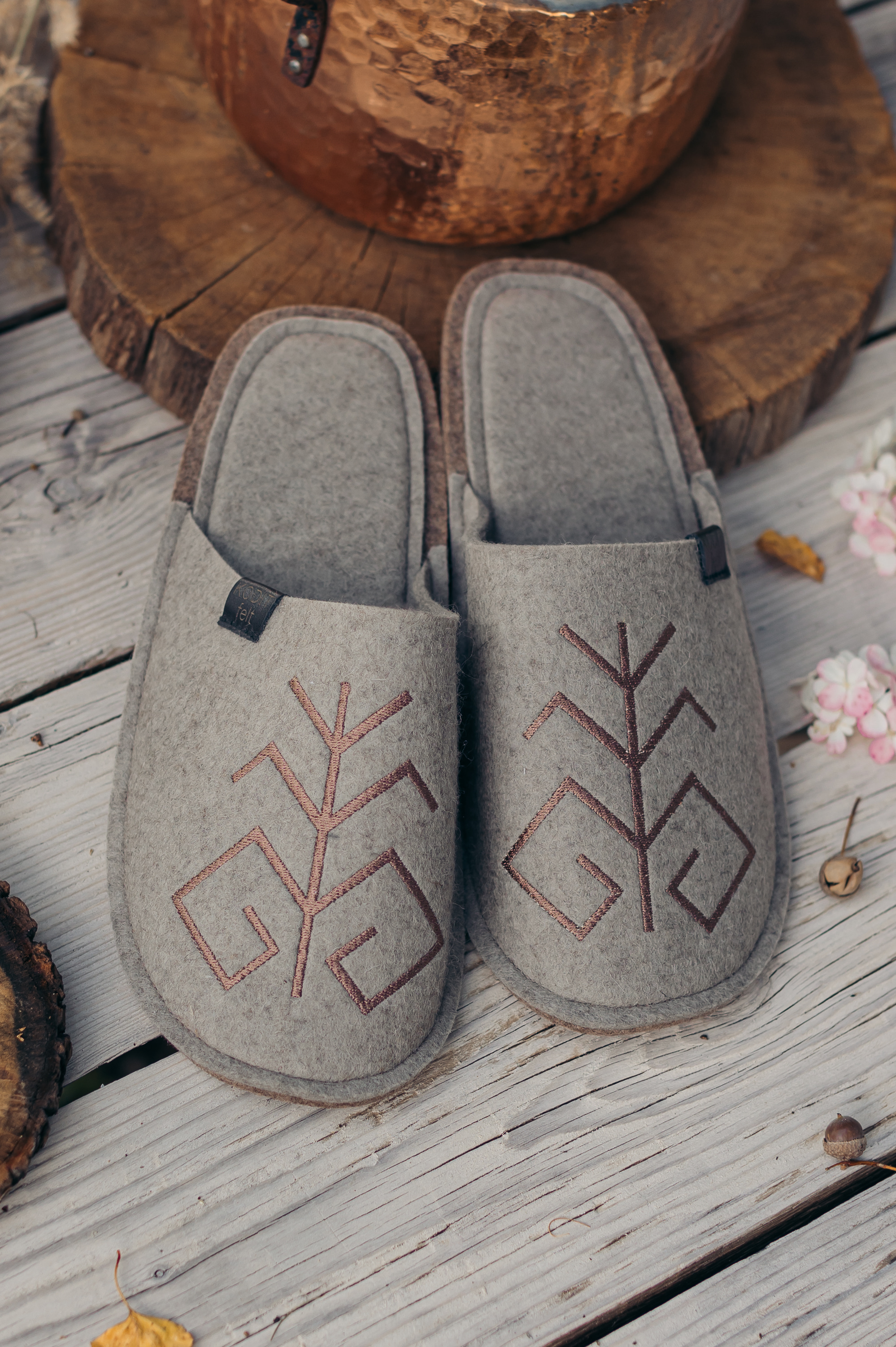 Merino vilnas čības (ar Austras koku)