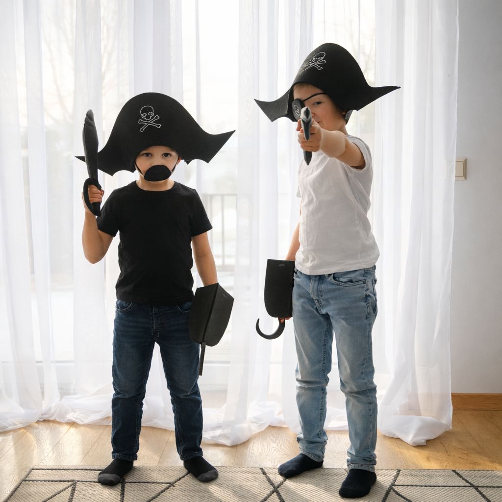 Filca pirātu aksesuāri