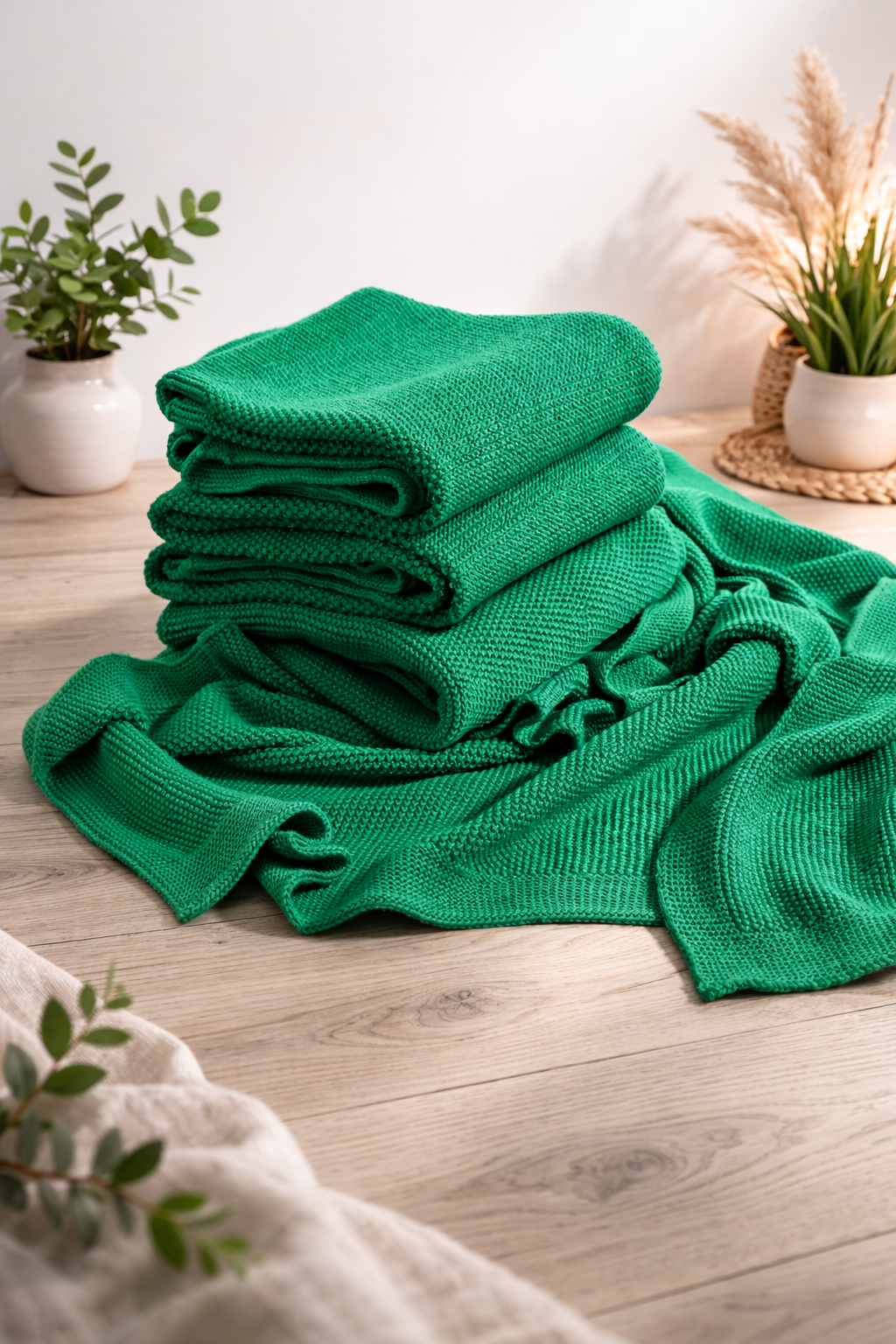 Merino vilnas sedziņa (zaļa)