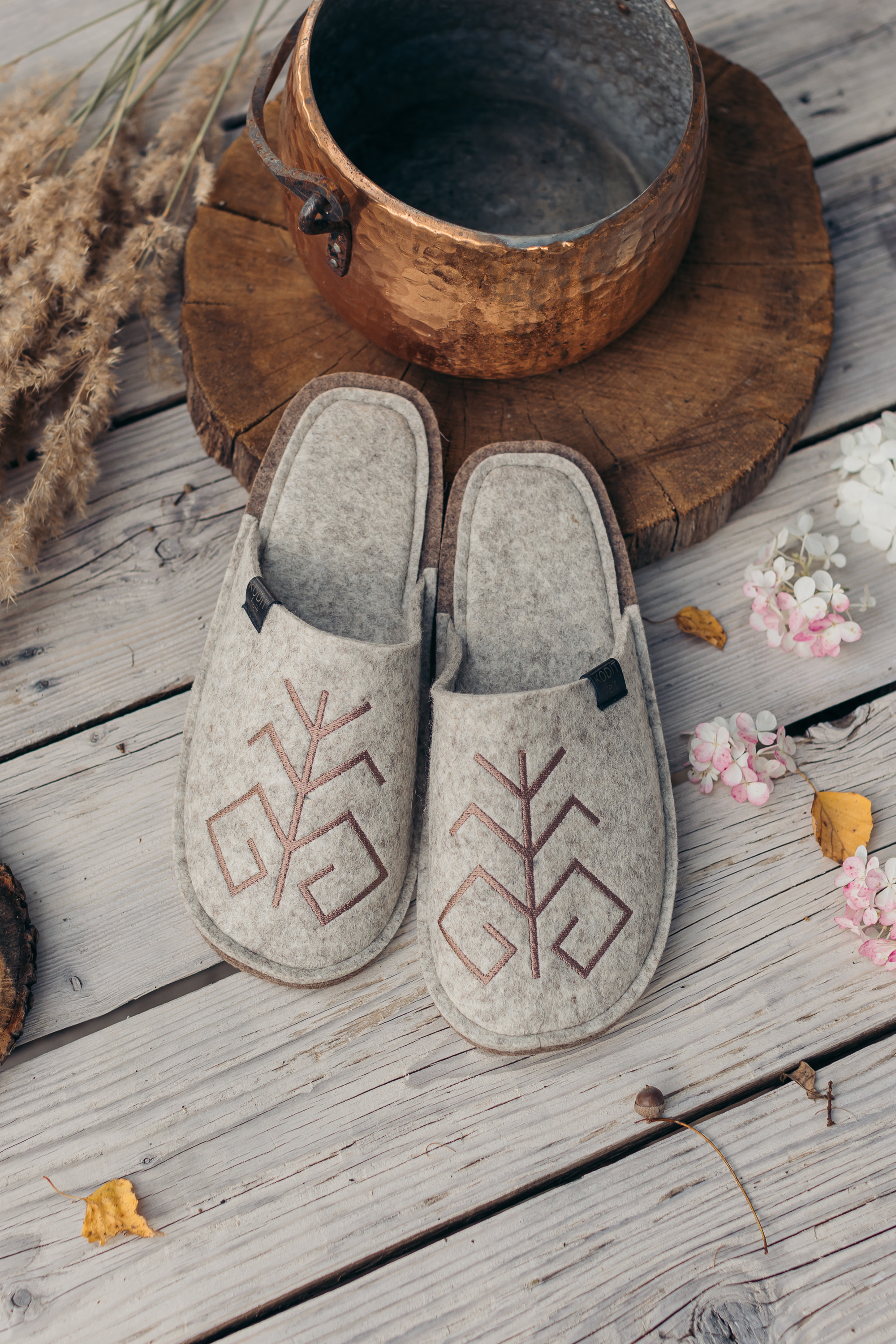 Merino vilnas čības (ar Austras koku)