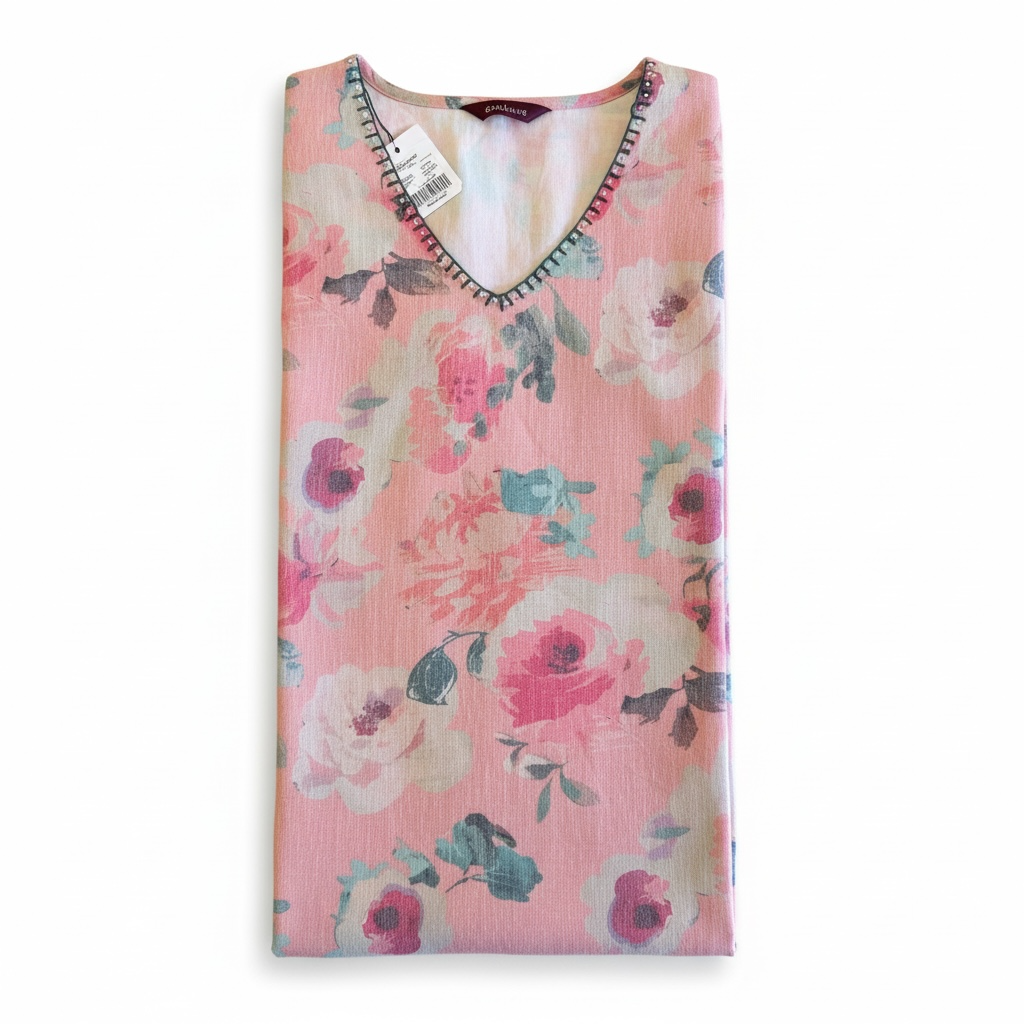 Elegant Floral Printed Pure cotton Kurta Set