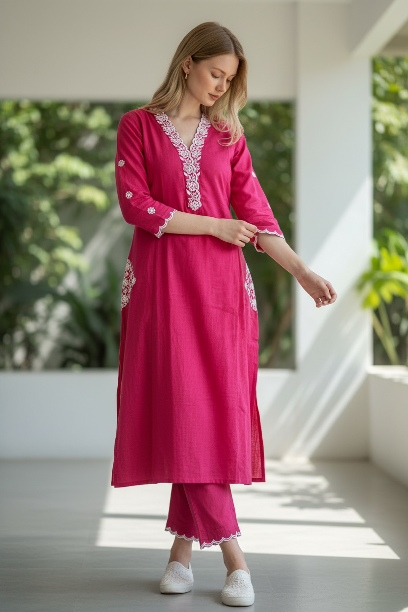  Cotton Kurta Set