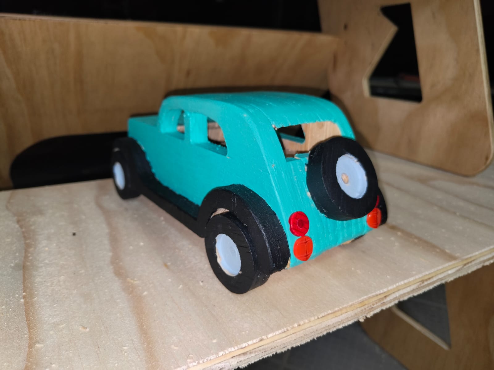 1938 Ford Model 48 - Wooden Toy 