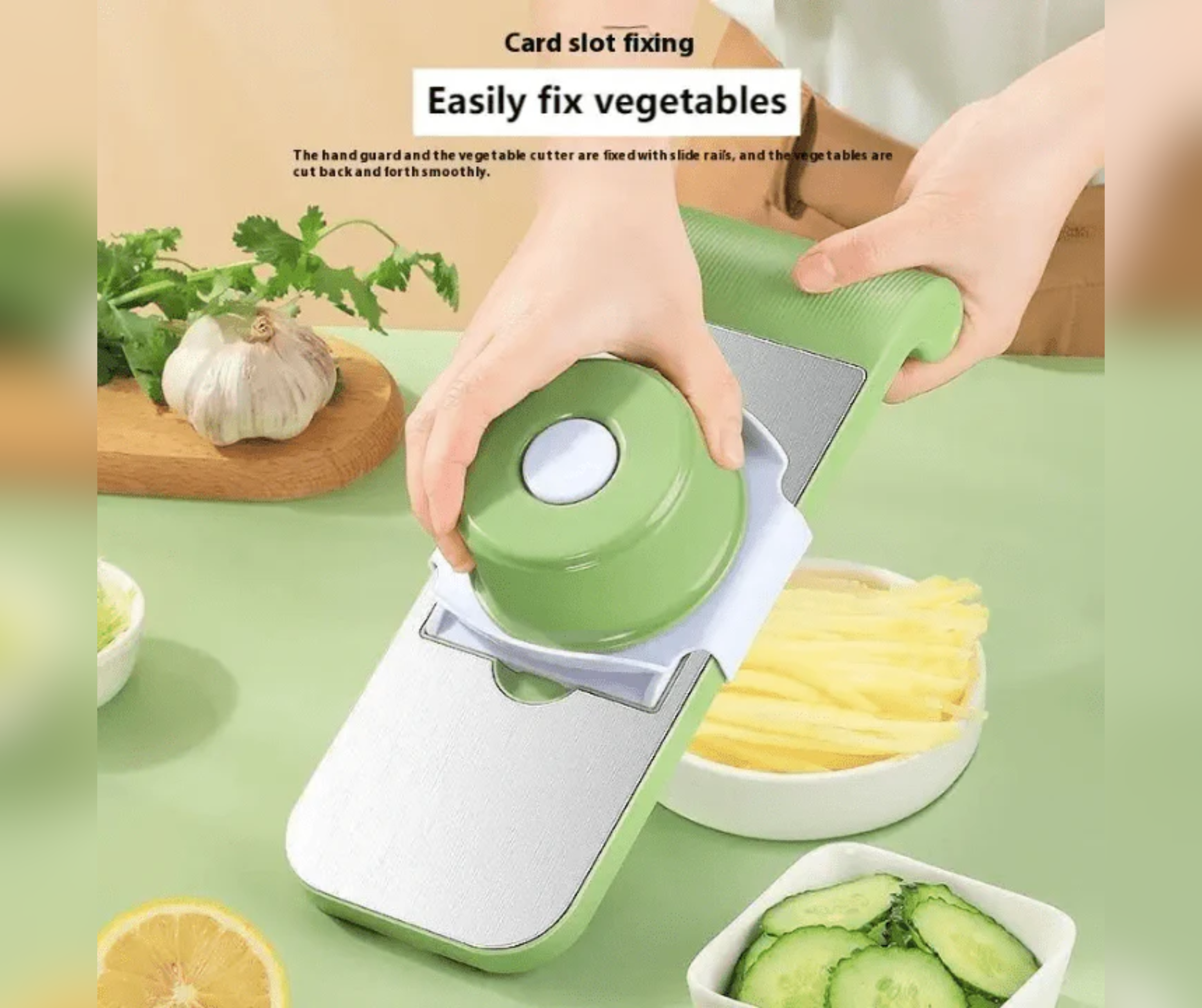 6-in-1 Vegetable Slicer & Grater