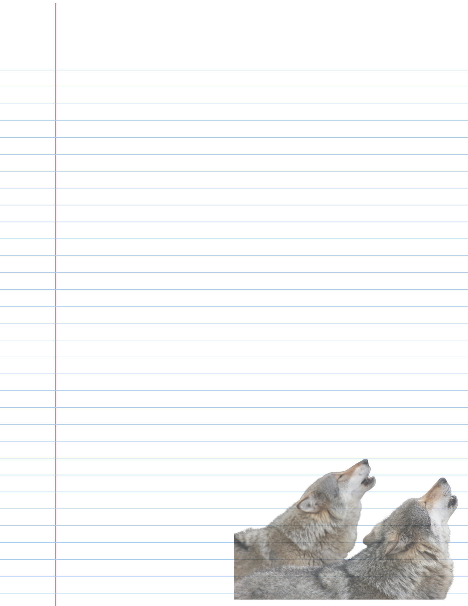 Wolf Moon Notebook