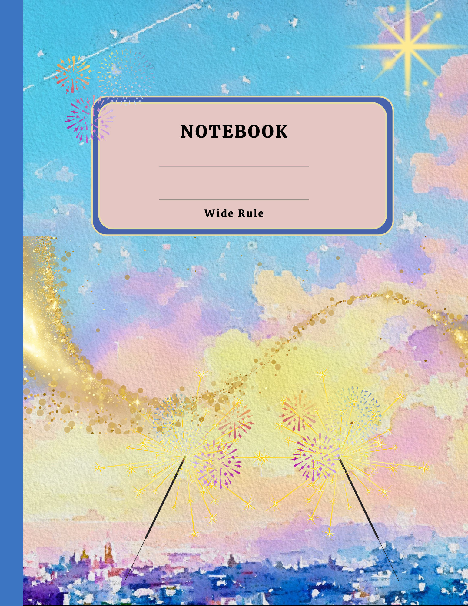 Digital Sky Notebook - 150 Sheets