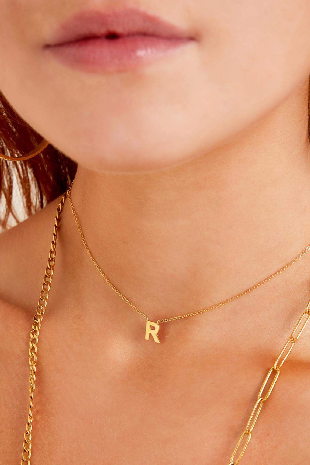 Personalisierte Initialen-Kette