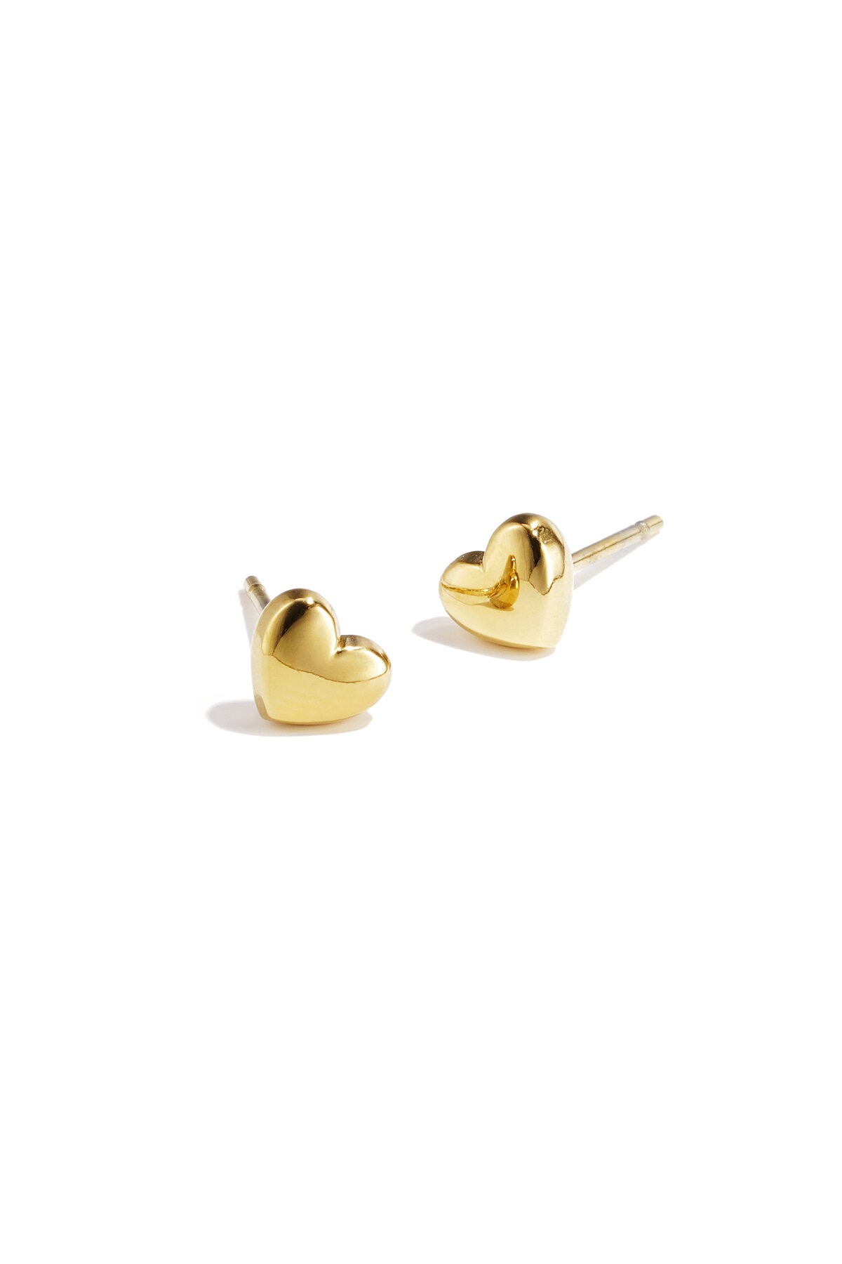 Herzförmige Ohrstecker