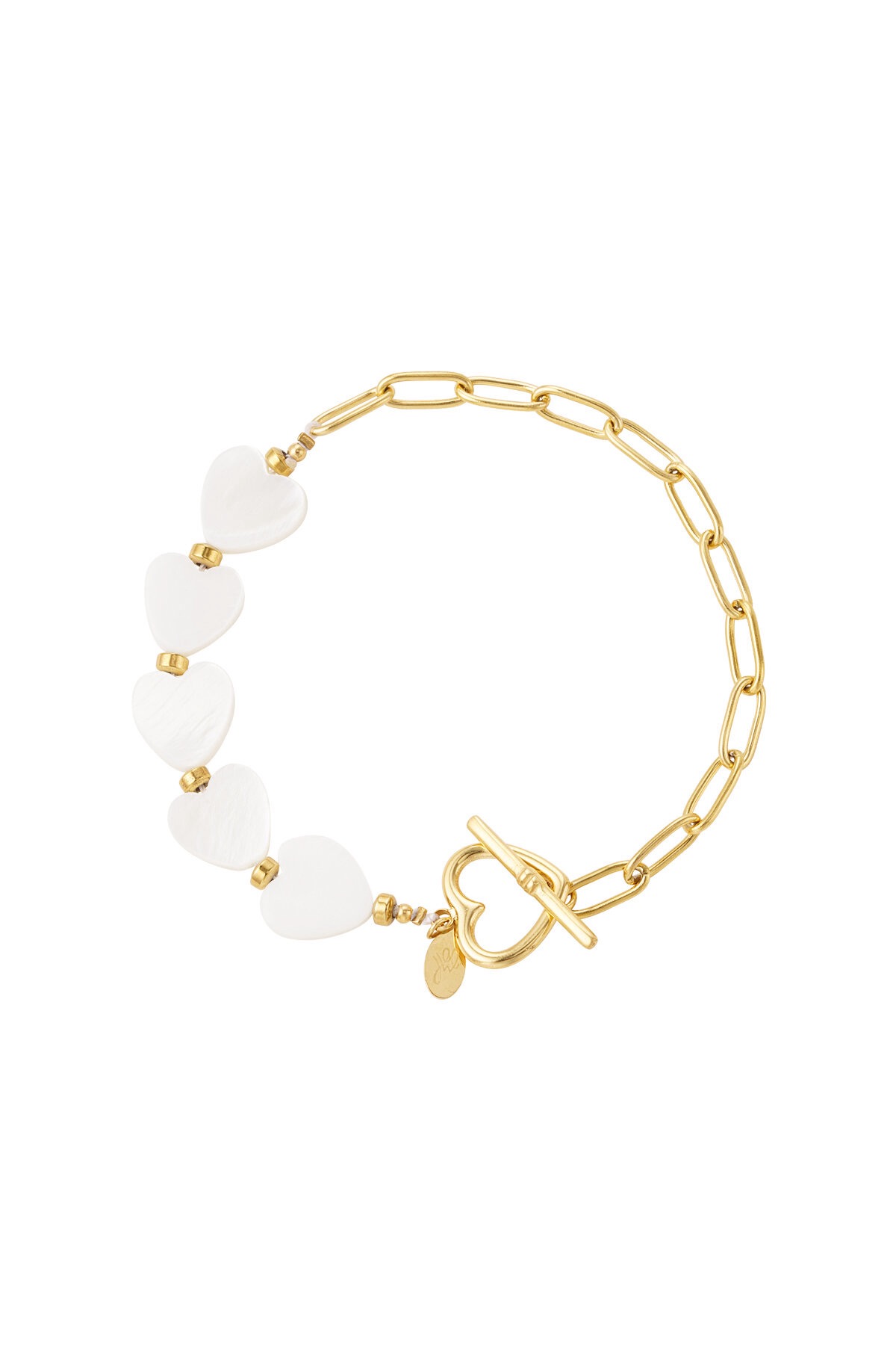 Armband mit Muschelherzen
