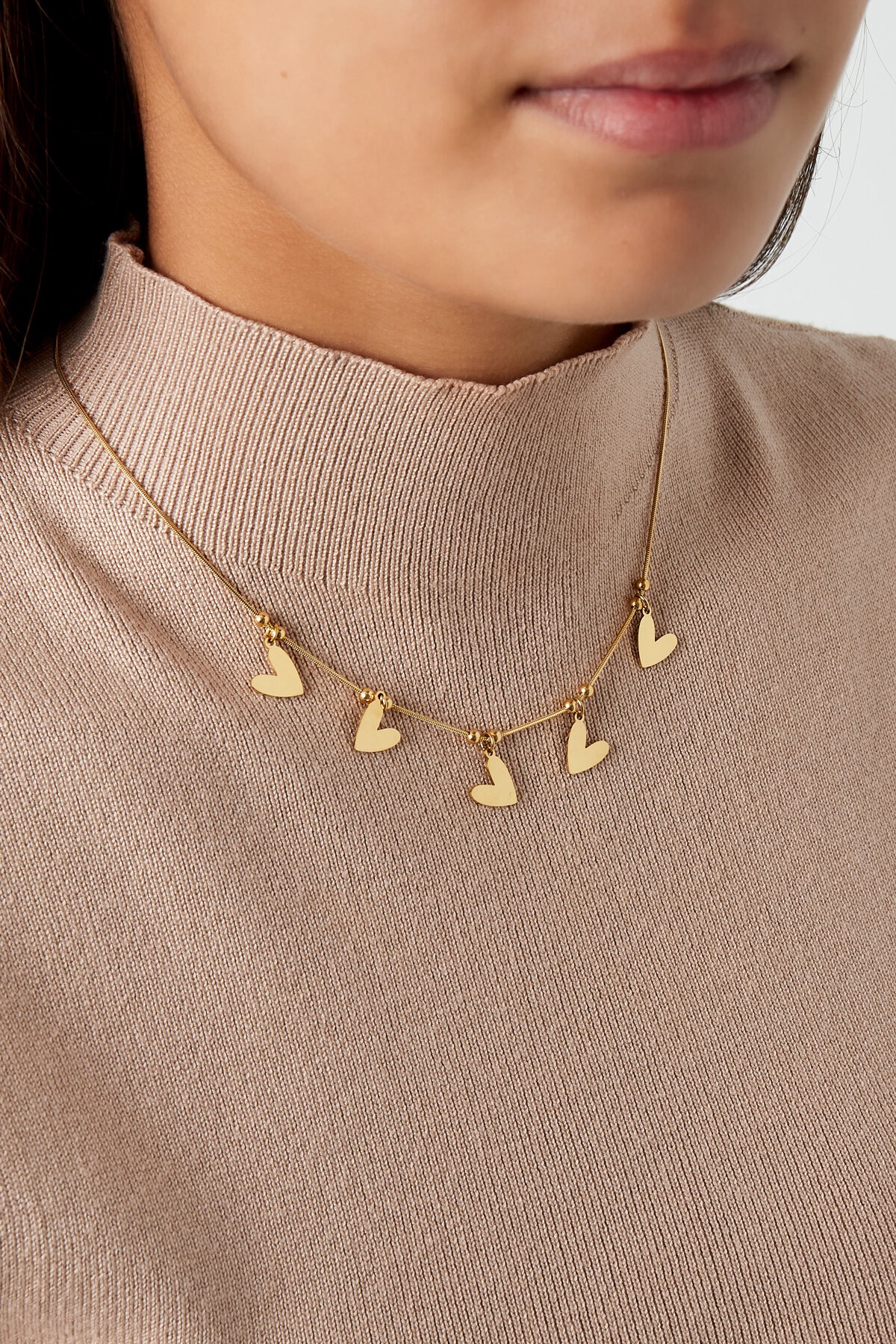 Herzkette Gold