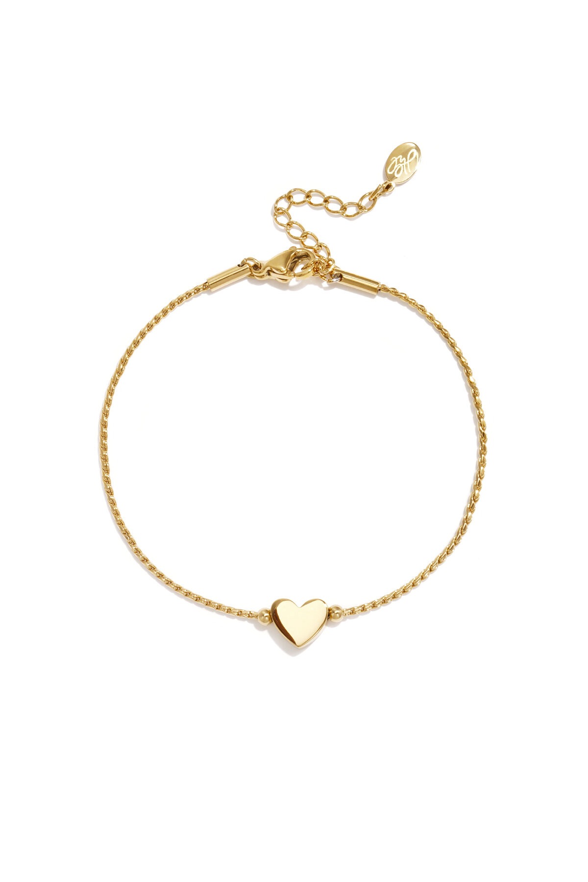 Goldenes Herz-Armband