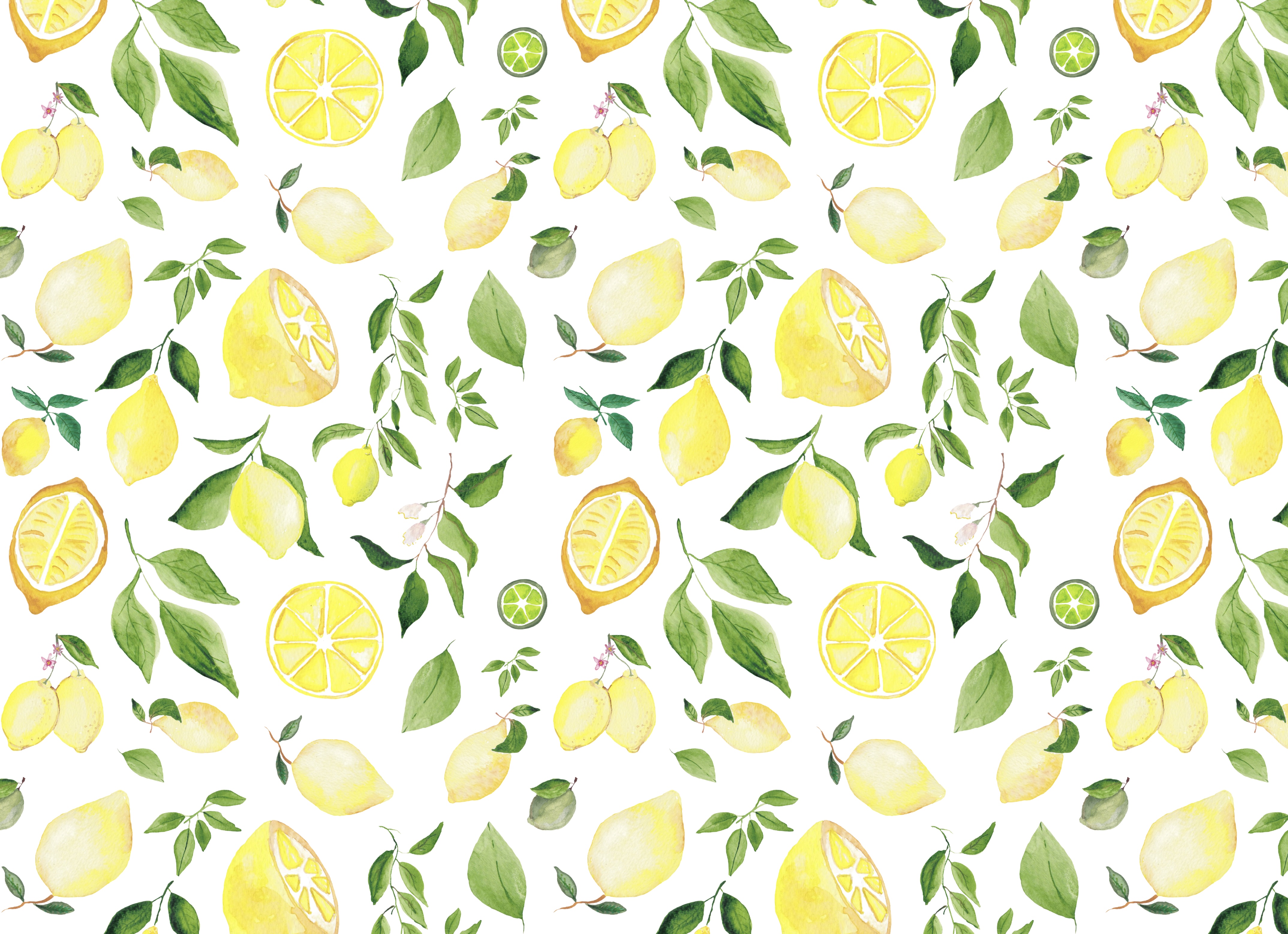 Kaffeebecher mit Zitronen 