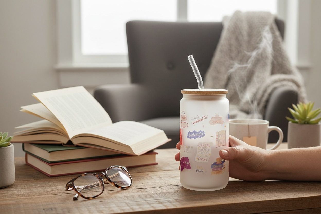 Kaffeebecher für die Bücherliebhaber