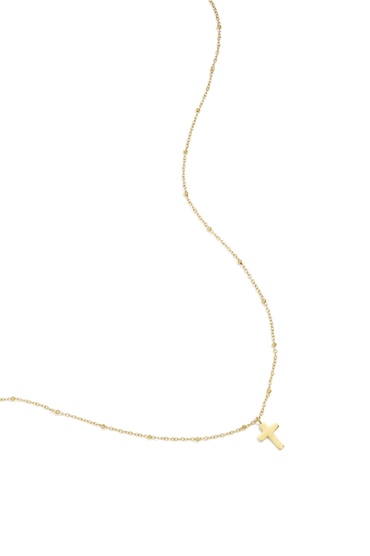 Goldene Kreuz-Halskette