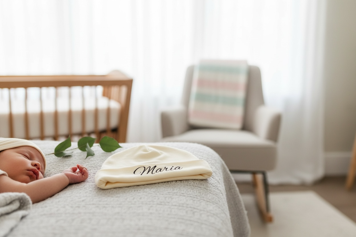 Personalisierte Baby-Mütze