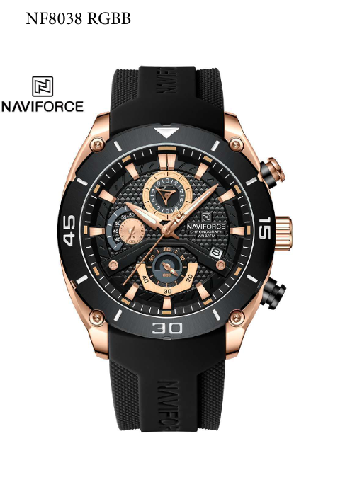 NAVIFORCE NF8038 RGGB Chronograph Watch