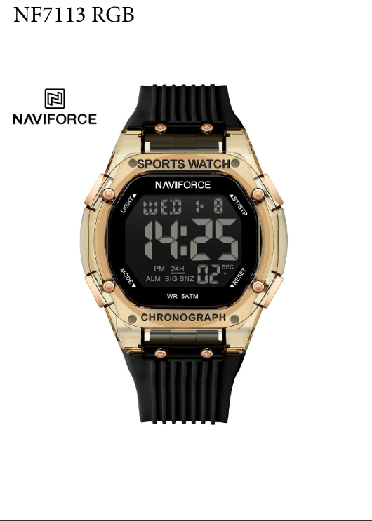 Naviforce NF7113 BRG Sports Watch