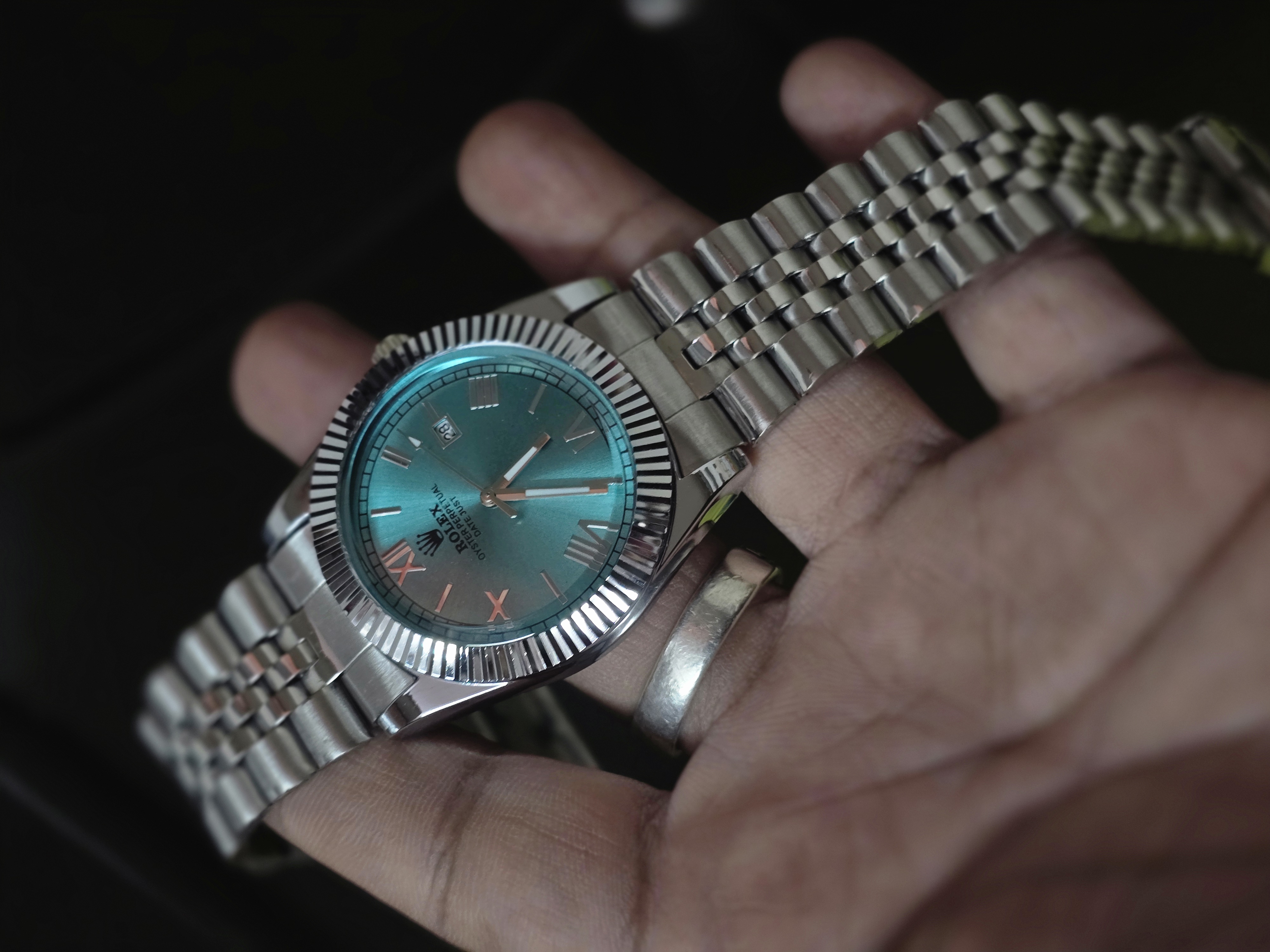 Silver Stainless Steel Wristwatch