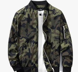 Camo Bomber Jacket
