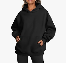Black Oversized Hoodie