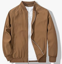 Men's Brown Bomber Jacket