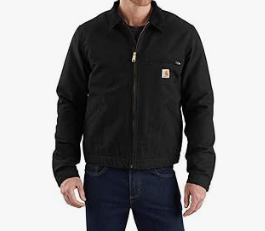Men's Black Work Jacket