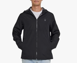 Men's Black Hooded Jacket
