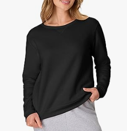 Black Casual Sweatshirt