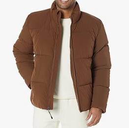 Men's Brown Puffer Jacket